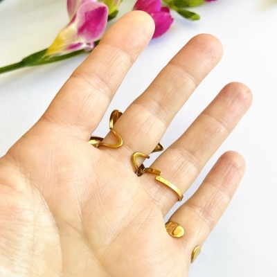 Anéis em aço ajustáveis #269