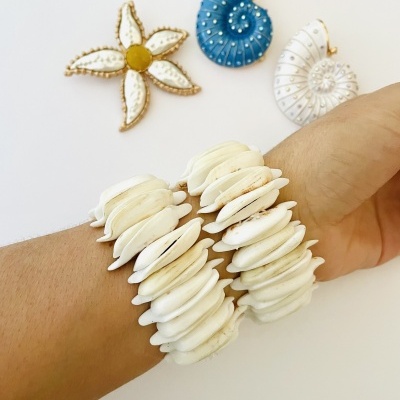 Pulseiras conchas #115