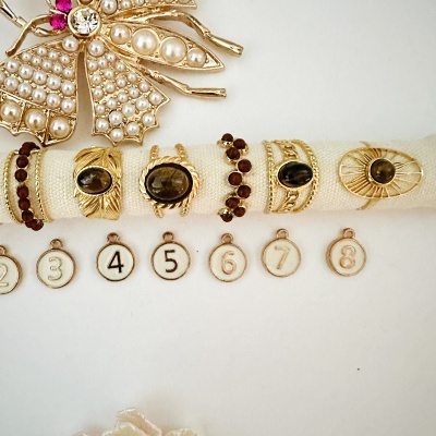 PROMOÇÃO - Anéis em aço ajustáveis #299