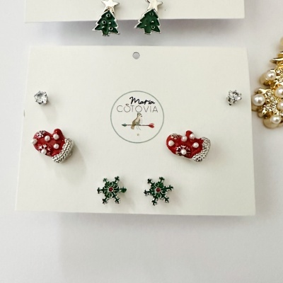 Conjunto de Brincos  Natal #131