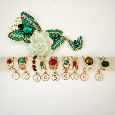 PROMOÇÃO - Anéis em aço ajustáveis #298