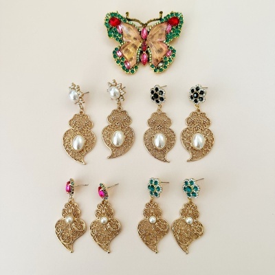 Brincos Corações de Viana - Mod #7*