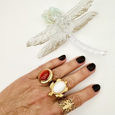 Anéis em aço ajustáveis #501