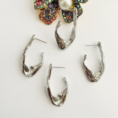 Argolas  prateadas #126*