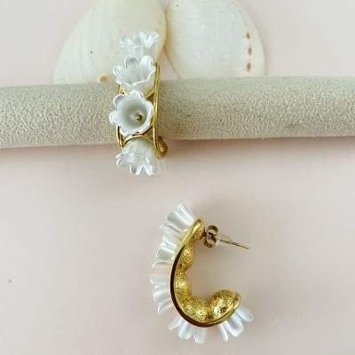 Argolas flores  * #55