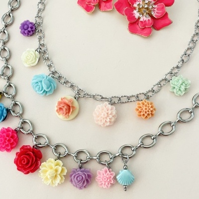 Colares flores #5