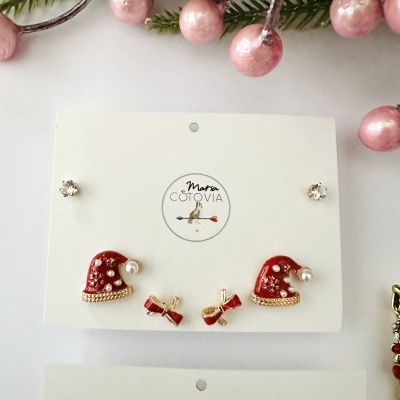 Conjunto de Brincos Natal #133