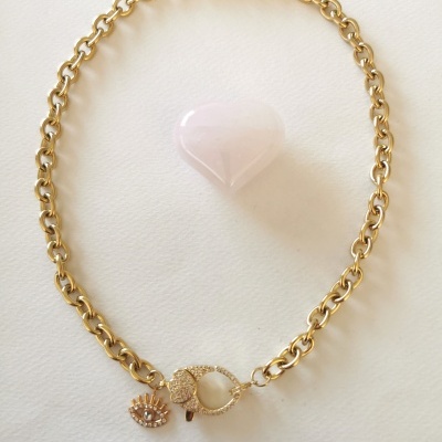 Colar fecho zircónias