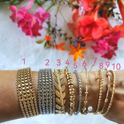 Bangles em aço ❤️ #143