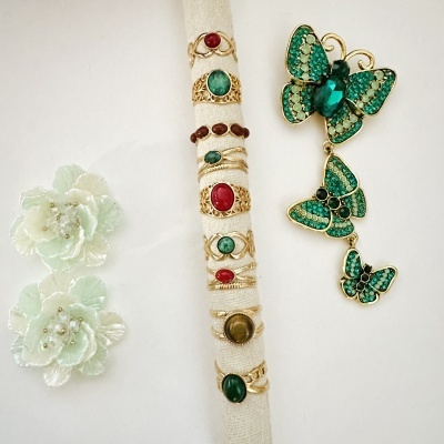 PROMOÇÃO - Anéis em aço ajustáveis #298