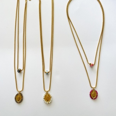 Colares Duplos Santa e olho