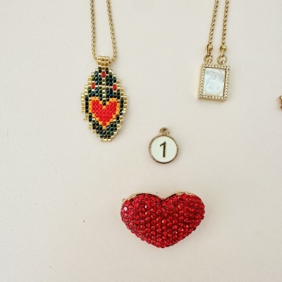 Colares Escapulário com missangas japonesas #61