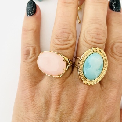 Anéis em aço ajustáveis #254