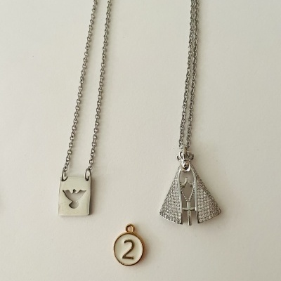 Nossa Sra Aparecida - Colares Escapulário #38