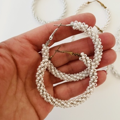 Argolas pérolas - Promoção