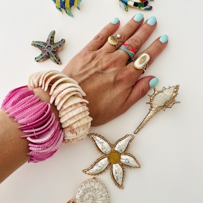 Pulseiras conchas #132