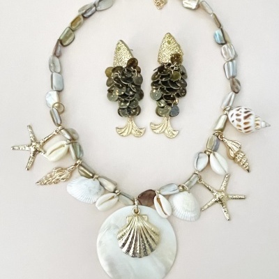 Colar conchas - madrepérola