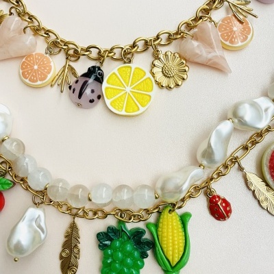Colares  frutinhas 🍋🫑♥️ #2