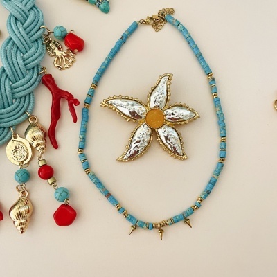 Colares Turquesa 🩵