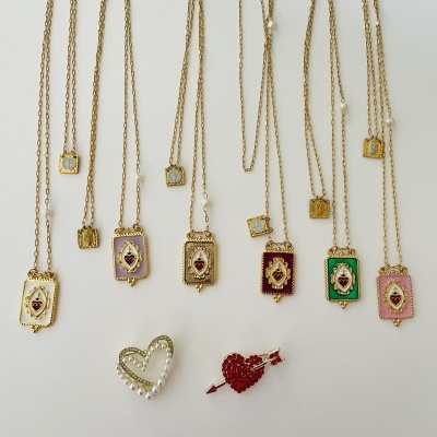 Colares Escapulário Sagrado Corázon #3