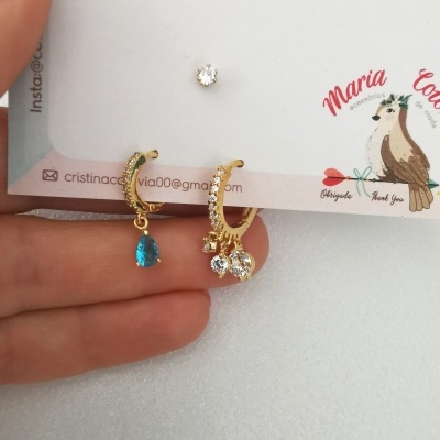 A combinar sem ser igual - Conj. 3 brincos #23