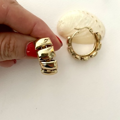 Argolas em aço #93*