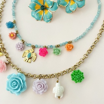 Colares flores #4