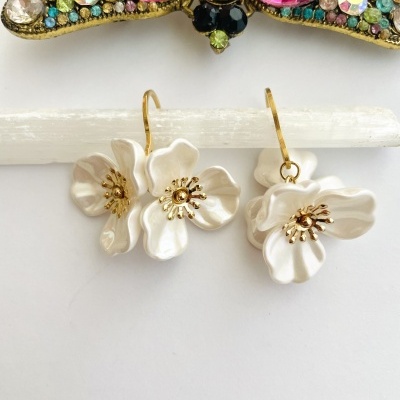Brincos flores # 127