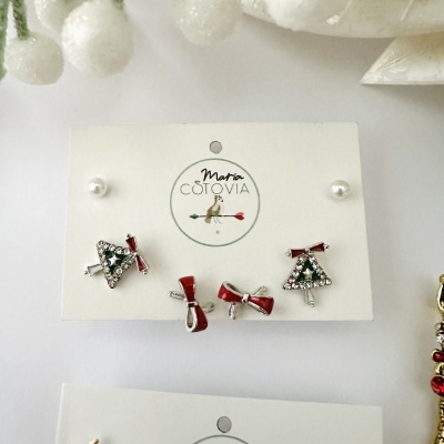 Conjunto de Brincos Natal #138