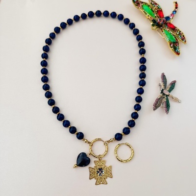 NOVIDADE: Colar + argolas (brincos)