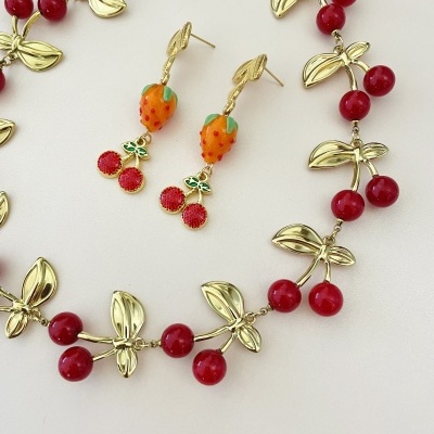 Colar Cerejas #2