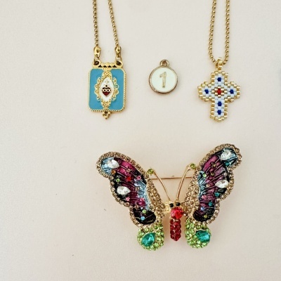 Colares Escapulário com missangas japonesas #59