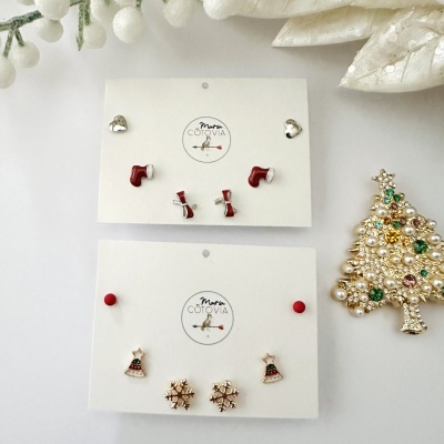 Conjunto de Brincos Natal #137