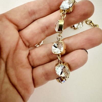 Colar cristais🌟🤍