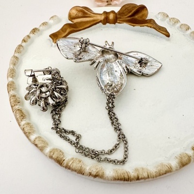 Pregadeira dupla - Abelha 🤍🐝