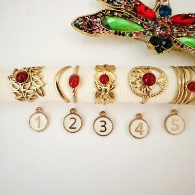 PROMOÇÃO - Anéis em aço ajustáveis #300