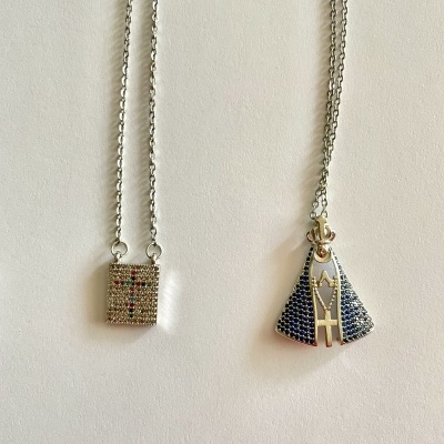 Nossa Sra Aparecida e Espirito Santo - Colares Escapulário #25