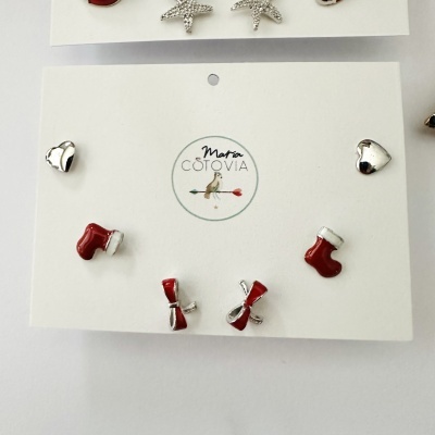 Conjunto de Brincos  Natal #135