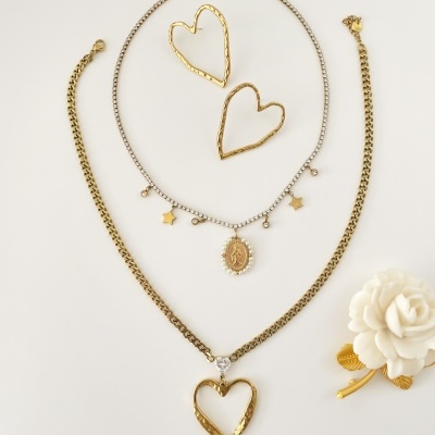 Colar Santa ou colar coração ♥️