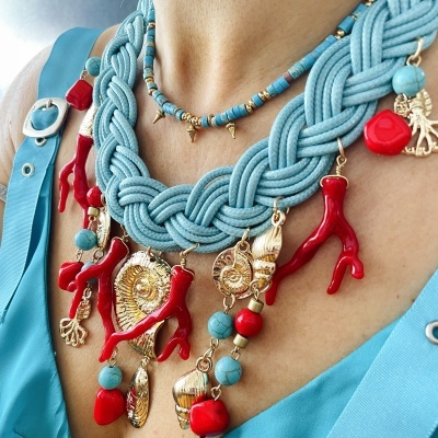 Colares Turquesa 🩵