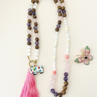 Japamala pedras naturais 🌟 Mod # 8