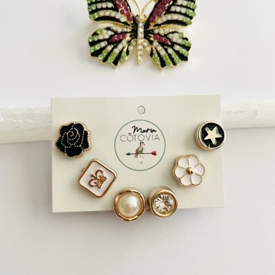 Conjunto 6 pins - Mod. 1