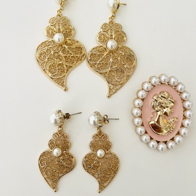 Brincos Corações de Viana - Mod #4*