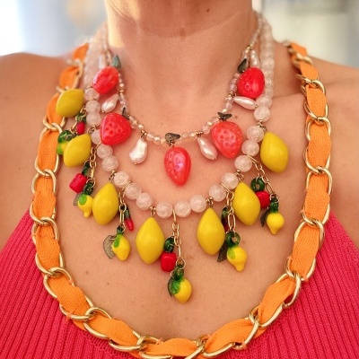 Colar Morangos  🍓