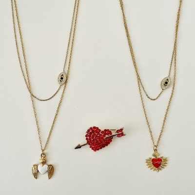 Colares Duplos - Milagritos e Sagrado coração