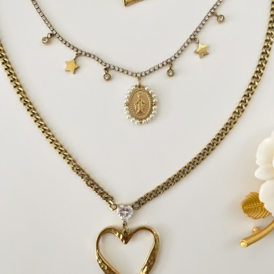 Colar Santa ou colar coração ♥️