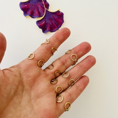 Anéis em aço ajustáveis #231