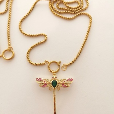 Corrente em aço, com fecho. Sem pendente