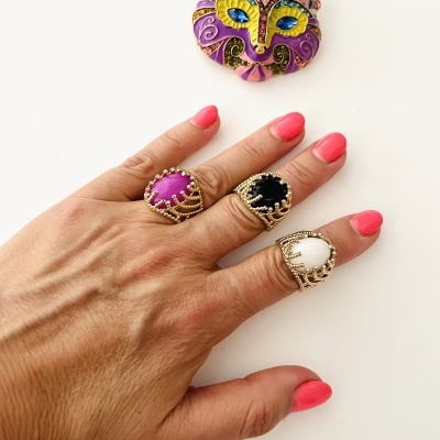 Anéis em aço ajustáveis #223