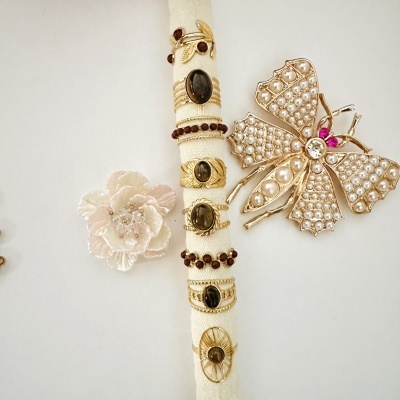 PROMOÇÃO - Anéis em aço ajustáveis #299